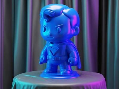 The New Superman Inspired Chibi Figure