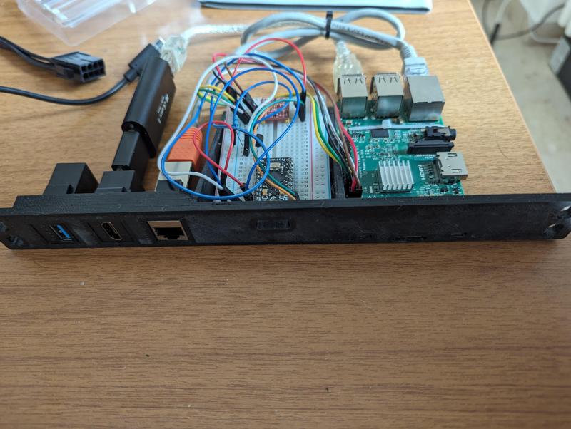 PiKVM V1 shelf for 10 inch rack