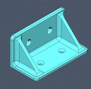 Sturdy shelve angle bracket