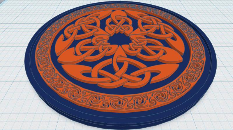 Celtic Mandala Coaster 33