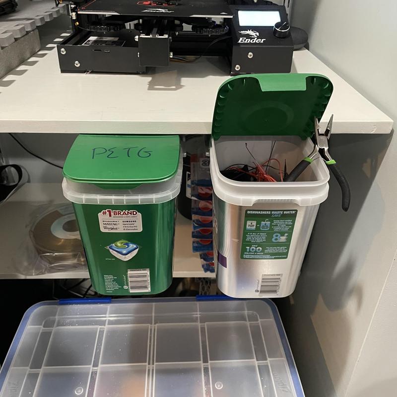 Cascade Dishwaser Pod Container Undershelf Mount