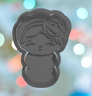 Baby Shower Swaddle Baby Cookie Cutter