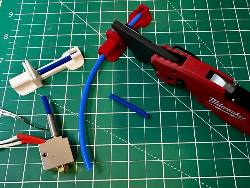 Hotend PTFE Cutter Cutting Jig For Anycubic Kobra 2 Max Kobra 2 Pro Kobra 2 Neo Kobra 2 Plus Kobra 2 Also Included Universal PTFE Cutter