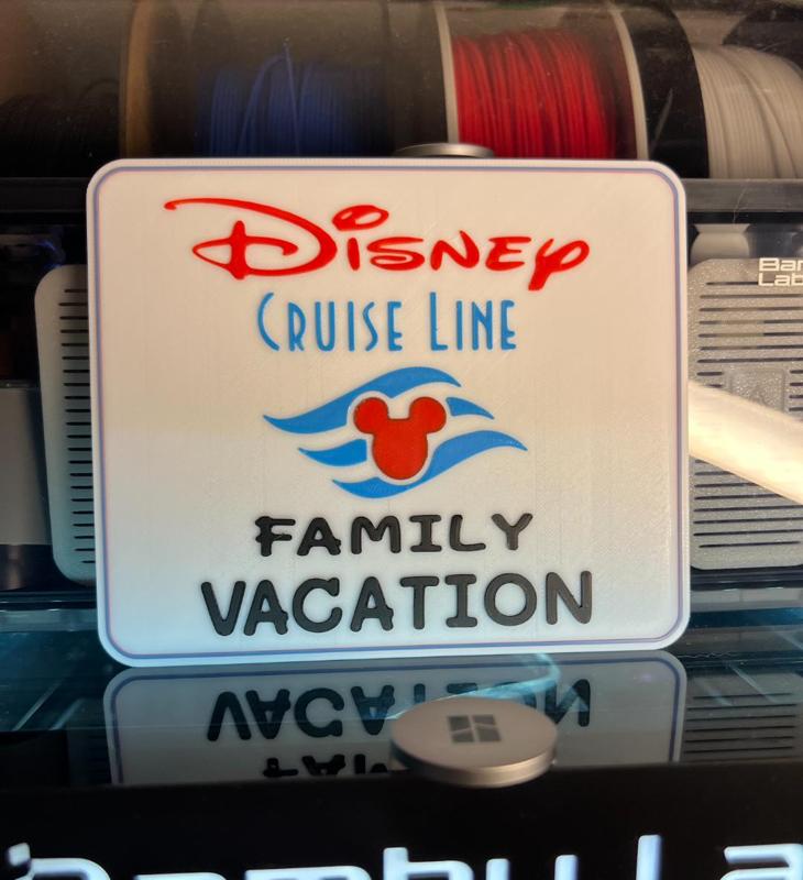 Disney Cruise Family Vacation Door Sign