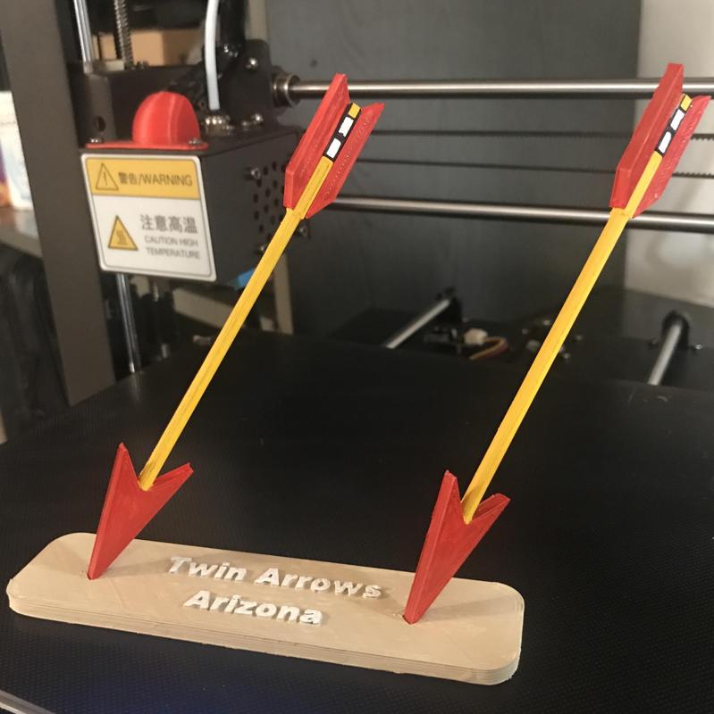 Twin Arrows Diorama