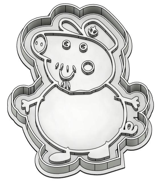Cortador galletas Abuelo Pig