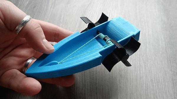 RuBoat - Rubber Band-Powered Bath Toy