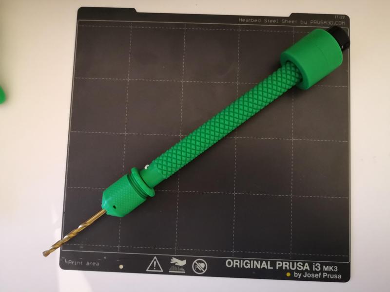 1300 RPM One way manual drill with chuck up to 6 mm