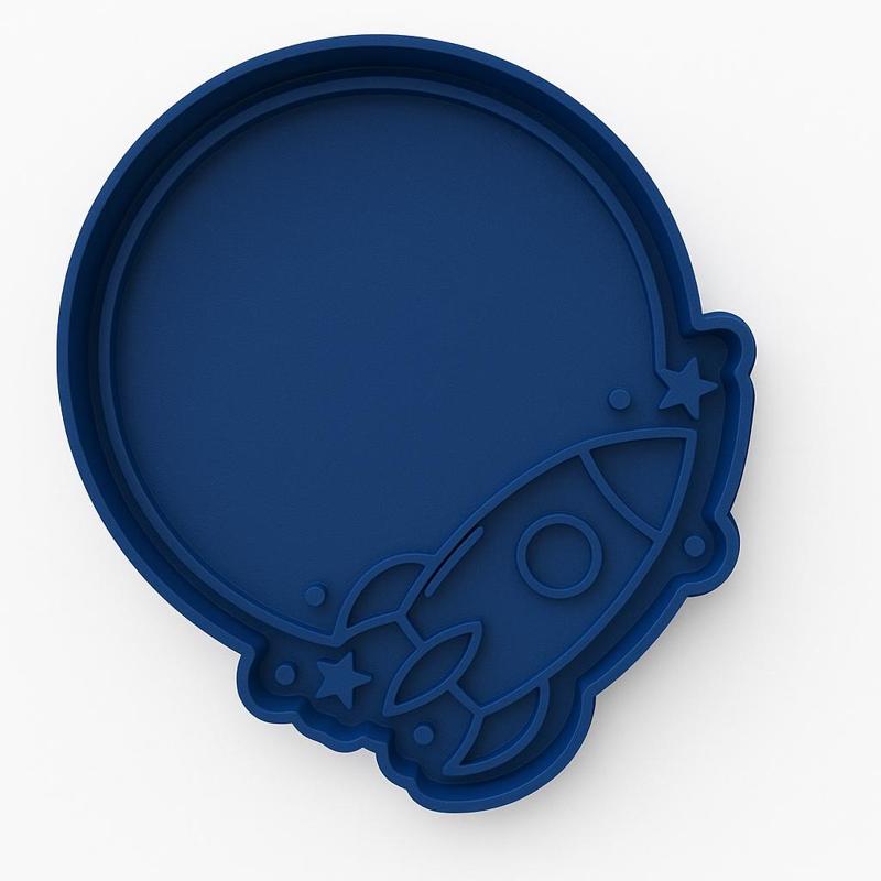 CUTE ROCKET COOKIE CUTTER