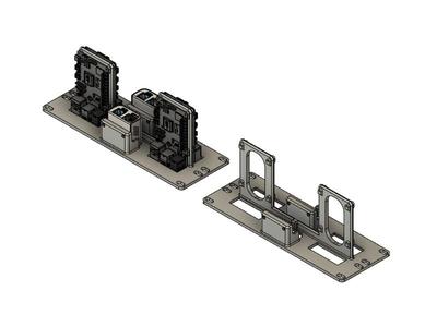 Raspberry Pi + JetKvm 10-inch 2U rack mount 