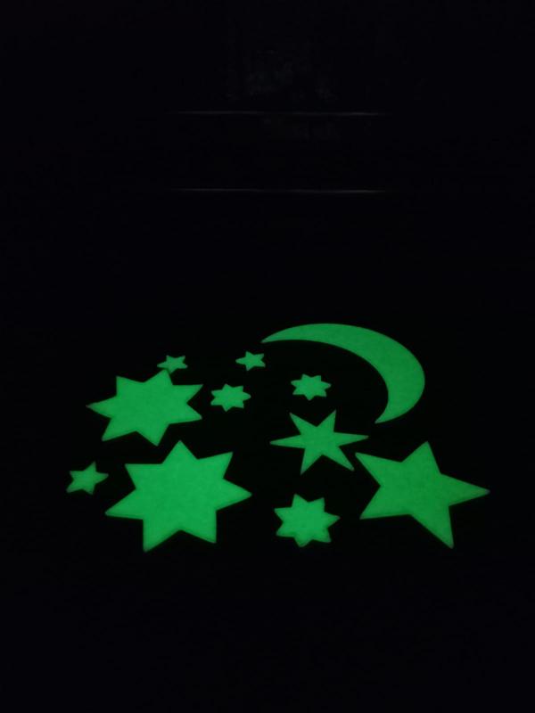 Glow-in-the-dark stars