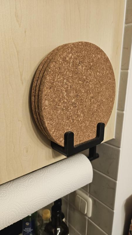 Trivet Holder for Ikea HEAT cork 7"