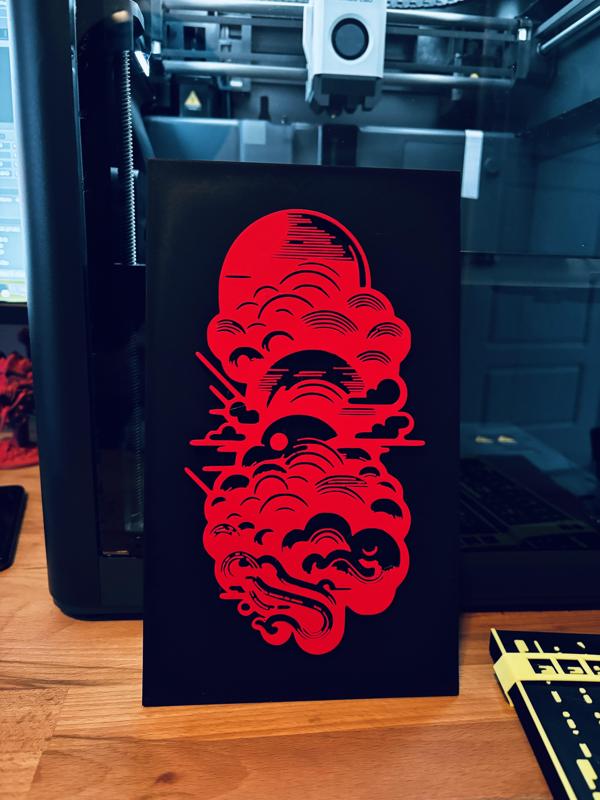 Japanese Azure Sky Art