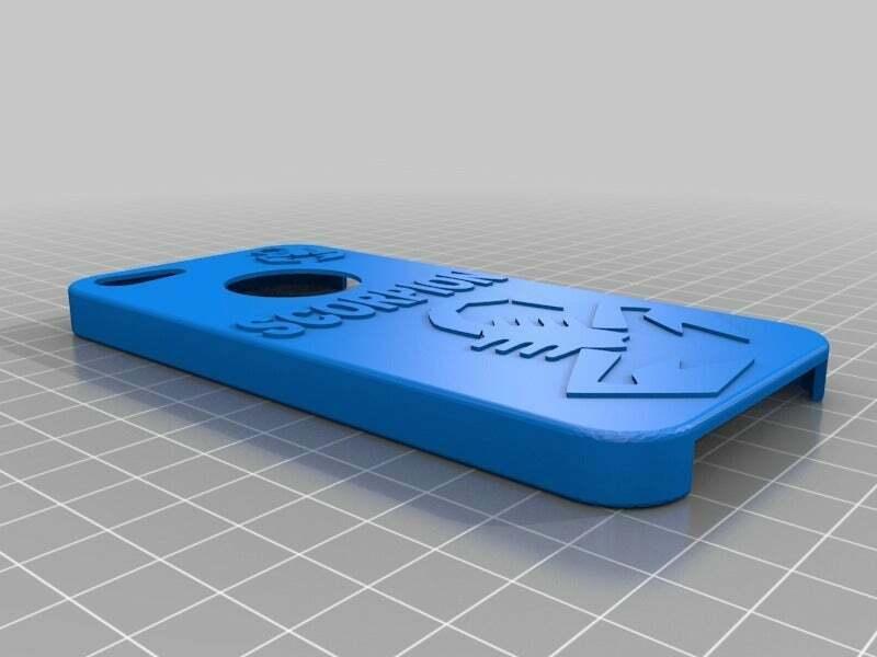 Iphone 5 case Scorpion Scorpion Relieve v3