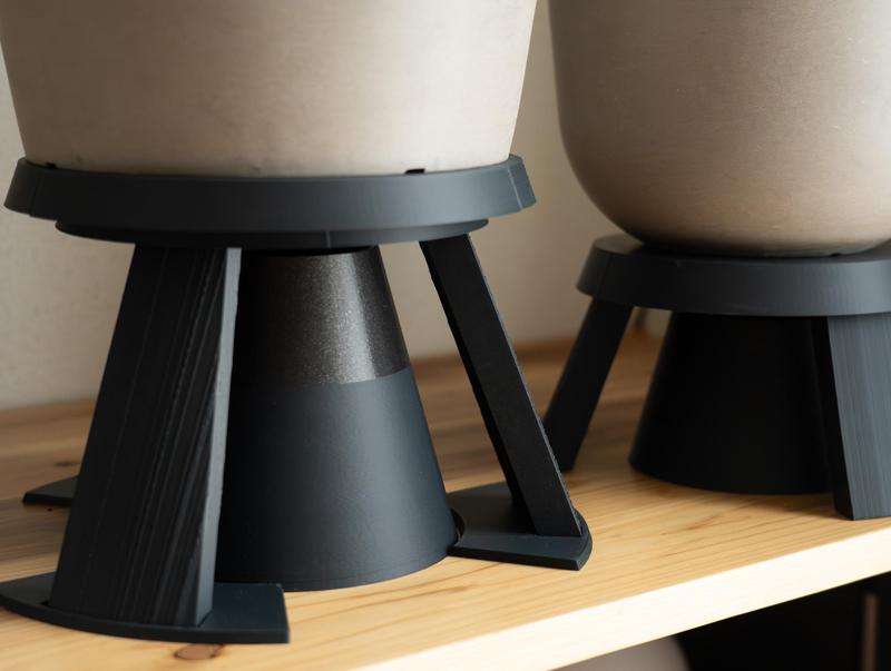 Plant Pot Stand & Jar