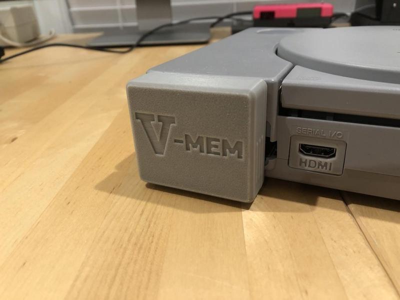 Interact/Datel V-MEM case for Playstation (Virtual Memory Card System)
