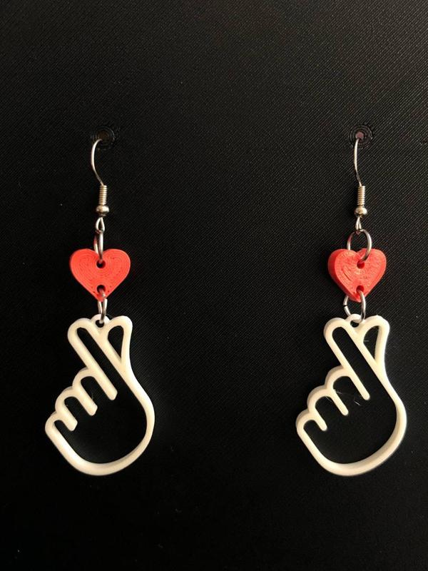 Earring K-pop korean love pendientes aros