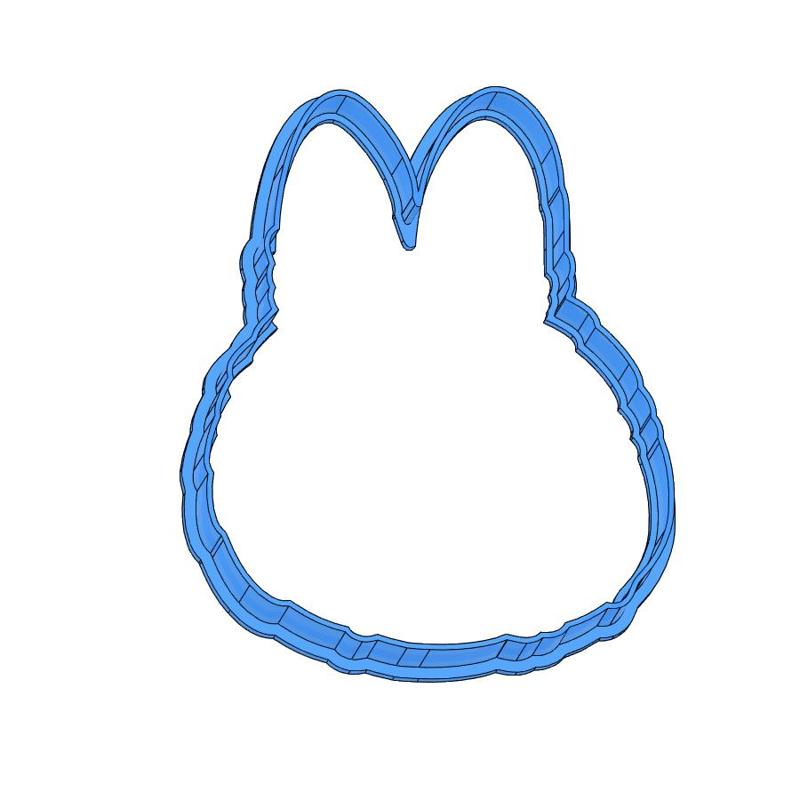 labubu cookie cutter - 3d model - stl file