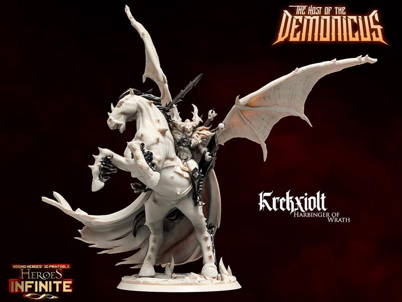 Krekxiolt on Horse, Harbinger of Wrath