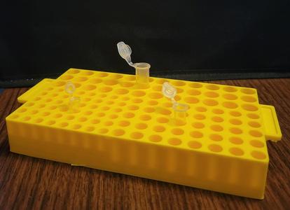 Microcentrifuge/PCR Tube Rack for 0.2, 0.5, 1.5, and 2ml Tubes