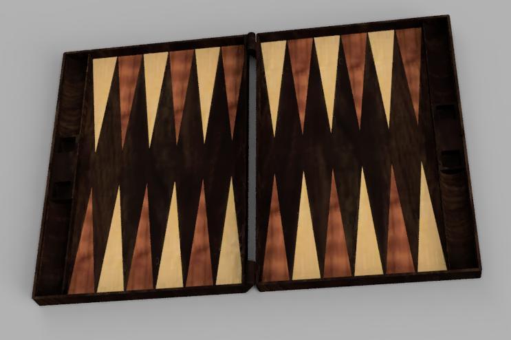 Foldable backgammon set / Foldable Backgammon Set