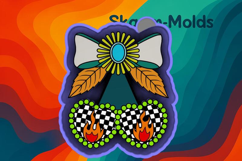 🔥 Wild Western Shades – Freshie, Keychain, Resin & Candle Mold