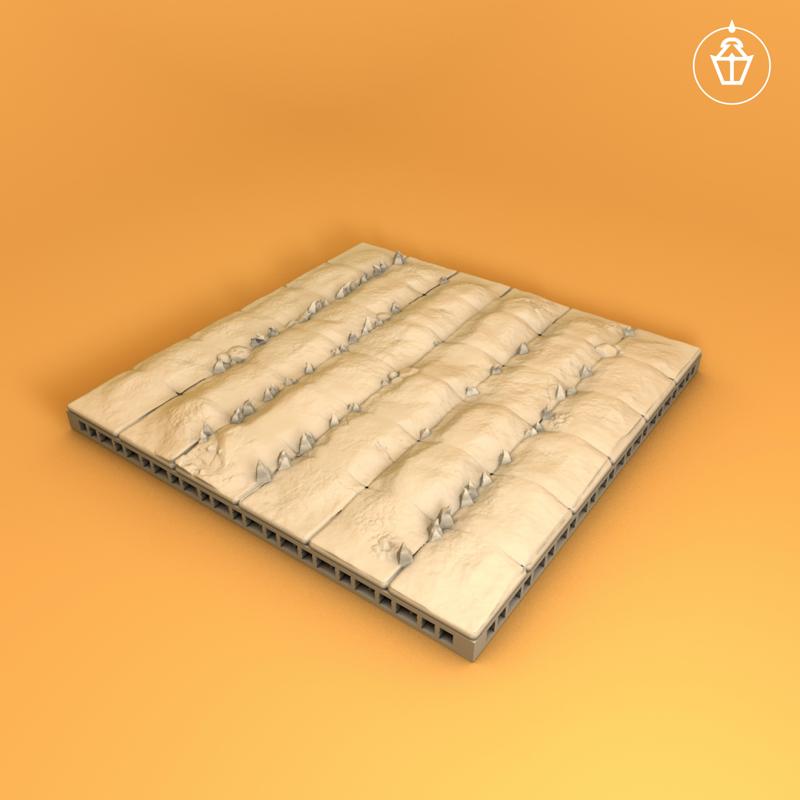 Farmland Plowed Terrain Tiles