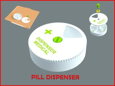 Daily pill dispenser