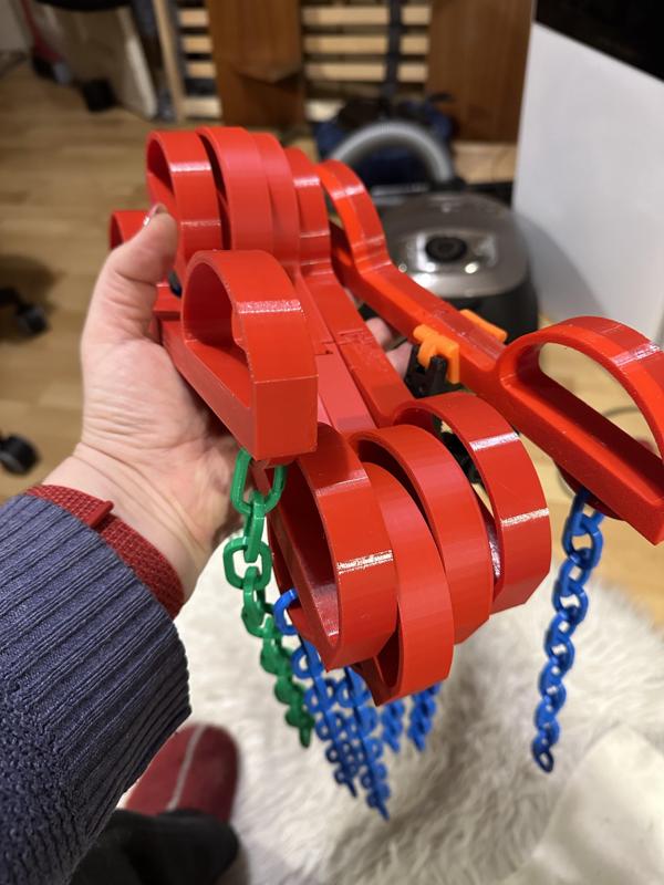 LED fixture grow light hanger