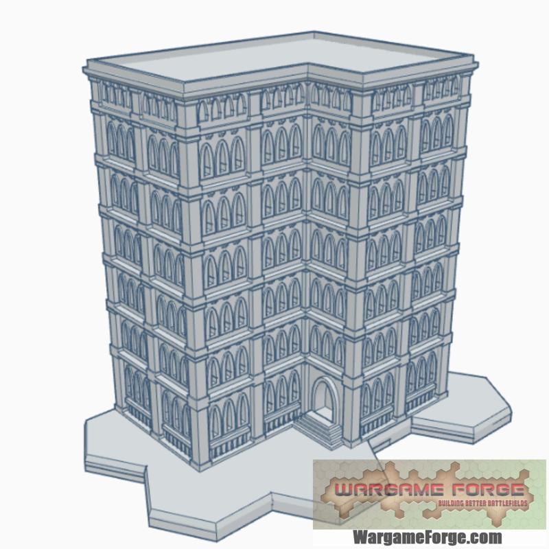 Gothic Building 89 with Hex Base GHB089