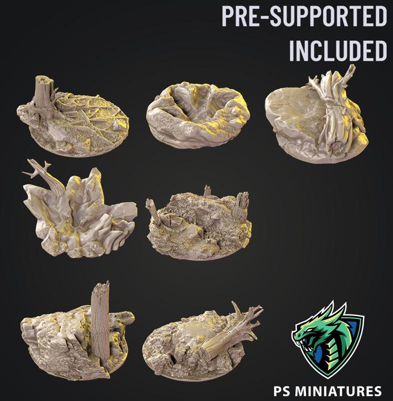 Jungle Bases (Set of 7)