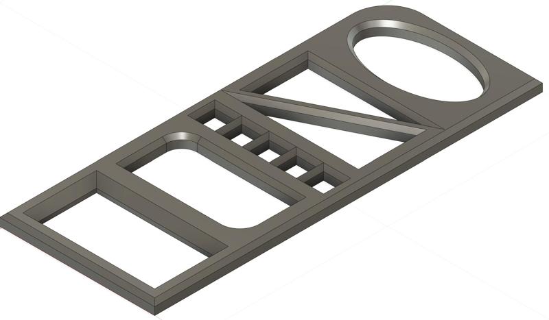 Geometric shape ruler