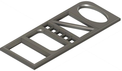 Geometric shape ruler