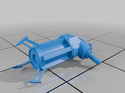 Gravity Gun Keychain
