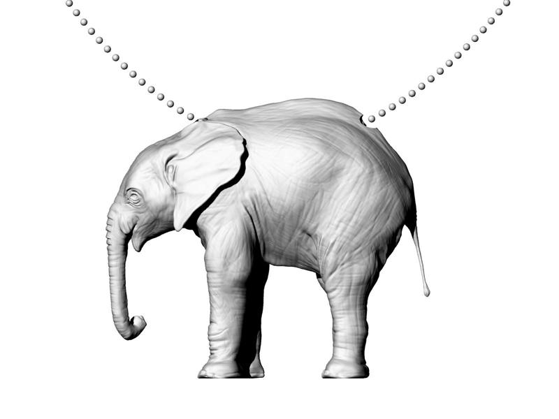 elephant pendant