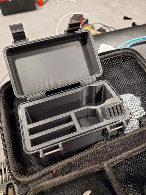 Insta360 x3 case with battery and microsd storage