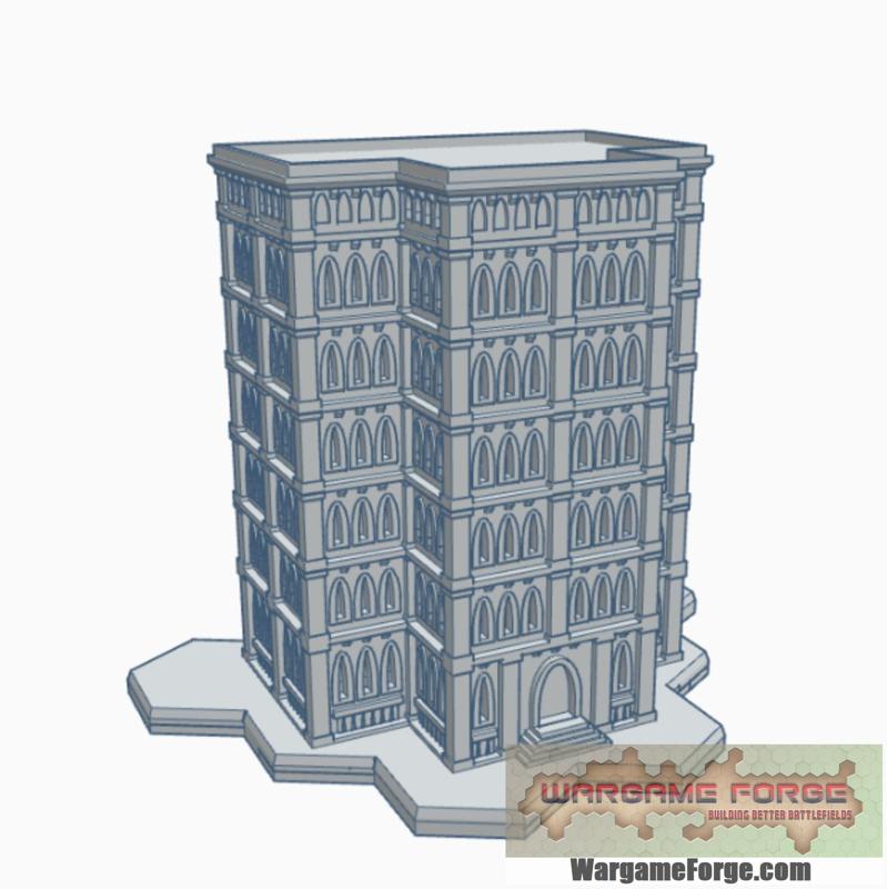 Gothic Building 65 with Hex Base GHB065
