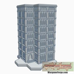 Gothic Building 74 with Hex Base GHB074