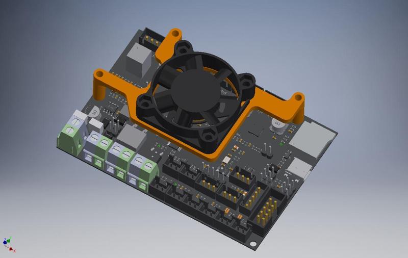 BTT SKR Mini E3 4010 Fan Holder