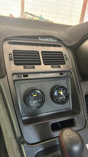 AEM wideband double din gauge mount