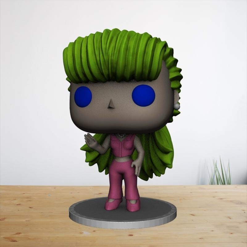 THE BARBIE  POP FUNKO 3D PRINT MODEL