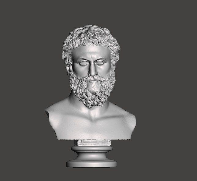Thales of Miletus Bust 3d printing 3D print model