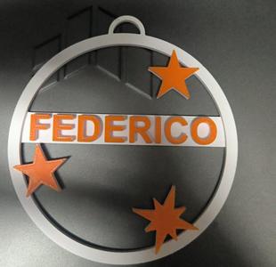 christmas BALL   CUSTOMIZABLE NAME ornament