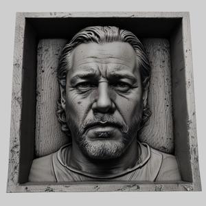 Russell Crowe head relief actor