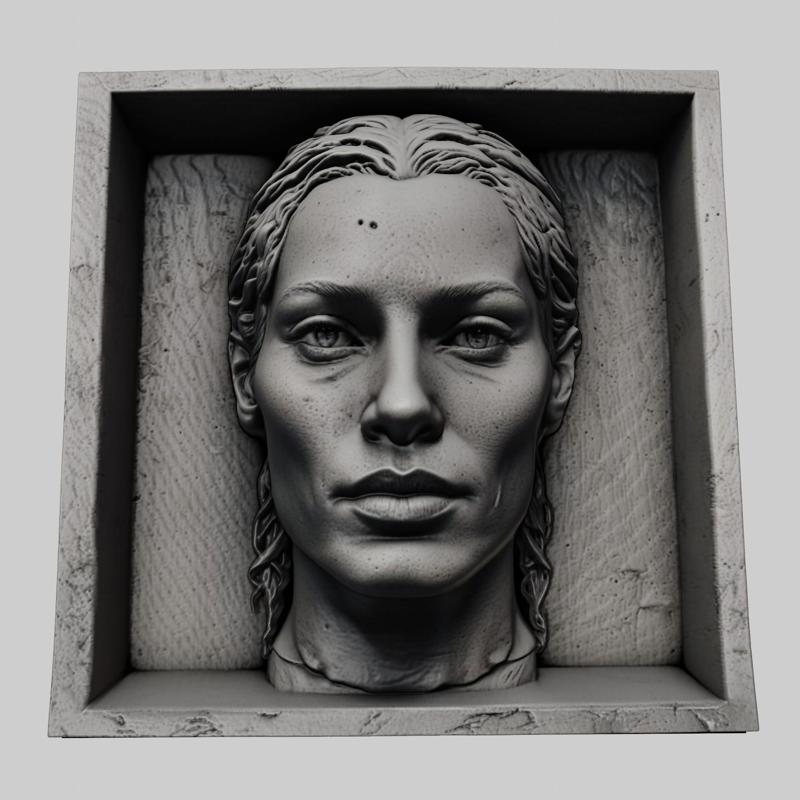 Lena Headey head relief actress