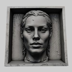 Lena Headey head relief actress