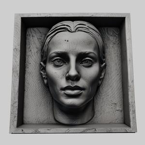 Penelope Cruz head relief actress
