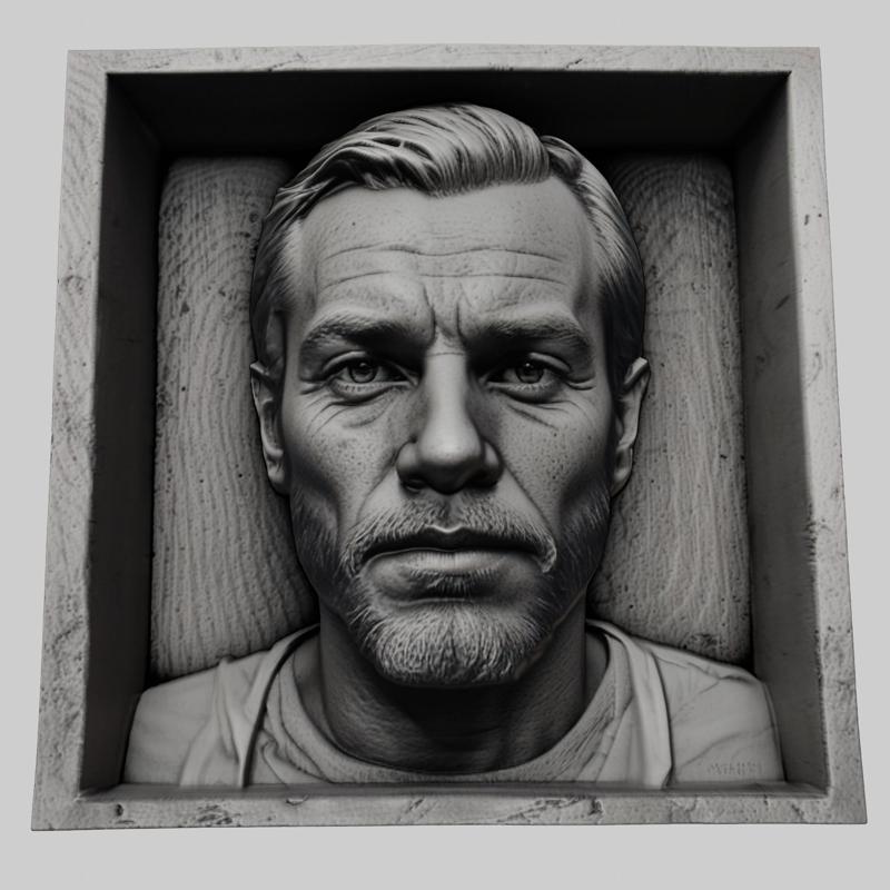 Ewan McGregor head relief actor
