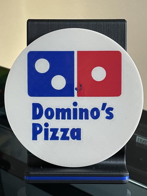 Coaster Domino's pizza