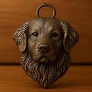Golden retriver Keychain